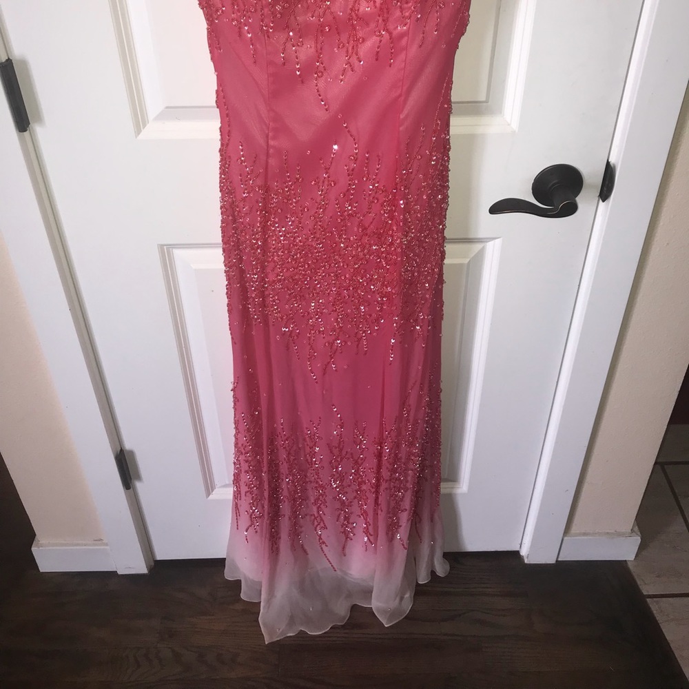 Beautiful beaded Ambre beaded evening/prom gown.
